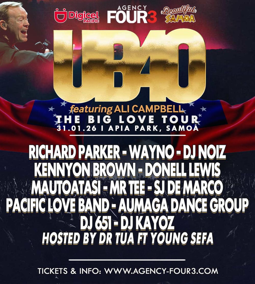 Samoa show flyer
